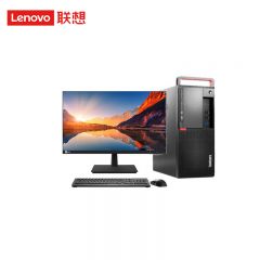 联想（Lenovo） 台式机电脑 M920T-F083 17-9700 16G 2T W10 400W定制 支持国产系统麒麟系统+联想27 （三年系统） 黑色