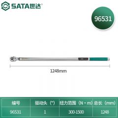 世达（SATA） 1”电子扭力扳手300-1500Nm 96531