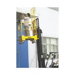 虎力（HULIFt）300Kg 叉车专用美式载人平台 NK30A 支撑台尺寸950X950mm 安全限顶侧网高度2180mm