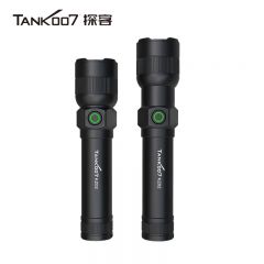 TANK 007 探客 户外调焦直充强光手电筒 KZ02+电池+充电线