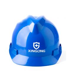 星工（XINGGONG） ABS安全帽电力V型绝缘防砸免费印字XGV-2按键蓝色