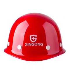 星工（XINGGONG） 透气ABS安全帽免费印字XGA-1T旋钮红色+近电报警器