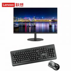 联想（Lenovo） 27英寸显示器 B2729E+小袋鼠 DS-2108商务套装 黑色(套)