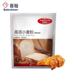 百钻（袋装）高筋小麦粉1kg/袋