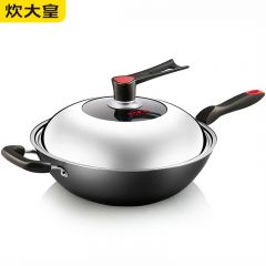 炊大皇（COOKER KING） 传世不锈铸铁炒锅40cm C40D2