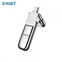 忆捷（EAGET）1TB USB3.0 HS-C02极速固态U盘 Type-C双接口 读速高达530MB/s 写420MB/s 手机固态硬盘优盘