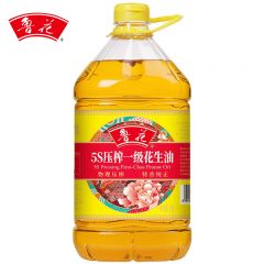 鲁花 香味家族5S压榨一级花生油5L