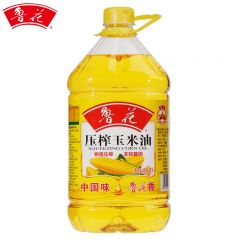 鲁花 压榨玉米油5L/桶