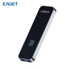 忆捷（EAGET） 移动固态硬盘 FM2-2T 指纹加密PSSD Type-c USB 3.2接口 SM4国密算法 黑色