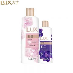 力士(LUX) 沐浴露沐浴乳浴液 娇肤香氛沐浴乳恒久嫩肤400g+幽莲魅肤180g