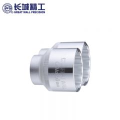 长城精工 CrV-Mo20mm系列公制十二角套筒27mm 540127