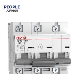 人民电器（PEOPLE） 塑料外壳式断路器 空气开关 RDB5-125H 80 3P （个）