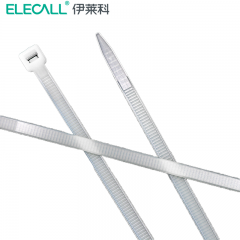 伊莱科（ELECALL） 优选国标型自锁式尼龙扎带 EG-5*200（4.8*200）（500根）白色