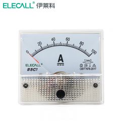 伊莱科（ELECALL） 直流电流表 85C1 20A/75mV