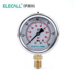 伊莱科（ELECALL） 耐震压力表径向（优质款） YTN-60 0-0.6MPa