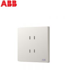 ABB 轩致系列两位四孔开关插座AF212白色