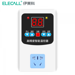 伊莱科（ELECALL） 智能型锅炉温控器 YWK-F 10A 1500W 带水滴头(空气头)