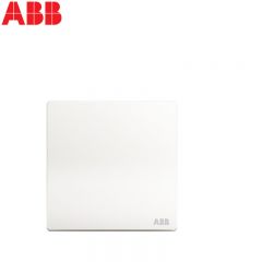 ABB 开关面板 轩致系列86型 雅典白 单开单控 曲面（个）