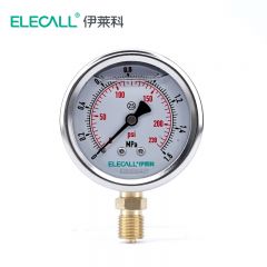 伊莱科（ELECALL） 耐震压力表径向（优质款） YTN-60 0-1.6MPa