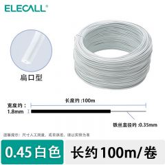 伊莱科（ELECALL） 扎丝（扁形）白 0.45mm