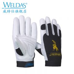 威特仕（WELDAS） 10-2670机械师手套白色XL