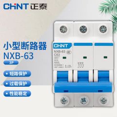 正泰（CHNt） 微型漏电断路器NXB-63H 3P C25 10kA3P 25A D型