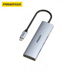 品胜（pisen） 扩展坞 PGM-HB01 Type-C USB-C转HDMI转接头 HUB分线器 灰色 个