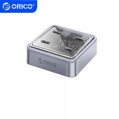 奥睿科（ORICO） 拓展坞 ORICO-XHJ4C-G2-05-GY-BP type-c 10Gbps 高速分线器 一拖四转换器 0.5米 银色