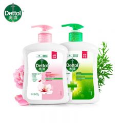 滴露（Dettol）家庭装滋润倍护经典松木除菌易冲洗 滋润450g+松木450g