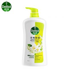 滴露（Dettol）保湿沐浴露茉莉与绿茶清香950g 男女通用香味持久沐浴乳