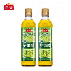 海天 食醋 酿造醋 家用厨房炒菜凉拌腌制调味品 苹果醋450ml*2瓶