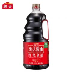 海天 酿造酱油 红烧老抽1.9L 红烧肉炖肉 炒菜卤味上色调料 一级调味品