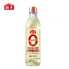 海天 0添加金标米醋500ml 零添加酿造米醋 腌制炒菜凉拌调味品