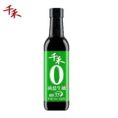 千禾 酱油 减盐55% 特级生抽 不加添加剂 生抽酱油500ml