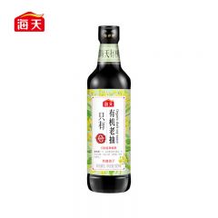 海天 零添加  一级0添加红烧上色老抽炒菜调味品 有机老抽500ml*1瓶