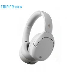 漫步者（EDIFIER） W830NB头戴式主动降噪无线蓝牙耳机双金标升级版游戏音乐网课超长续航V5.4耳麦适用苹果安卓小米2 晨曦白+彩色耳机包