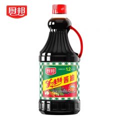 厨邦 酱油 美味鲜酱油 特级生抽 传统酿造酱油 1.68L