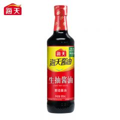 海天 生抽酱油500ml 炒菜烹饪炖肉提鲜上色家用酿造酱油