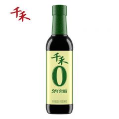 千禾 醋 纯粮酿造 凉拌食醋 不使用添加剂 零添加 窖醋3年500ml