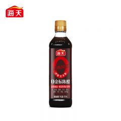 海天 0添加金标陈醋  0添加防腐剂 450ml 谷物酿造 点蘸凉拌