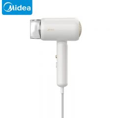 美的（Midea） 吹风机家用便携负离子电吹风恒温速干护发不伤发可折叠大功率大风力吹风筒学生宿舍可用MB-AJ0604 暖阳白