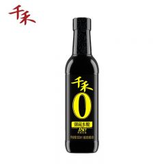 千禾 特级生抽酿造酱油不使用添加剂御藏本酿 零添加 180天 酱油500mL 1瓶