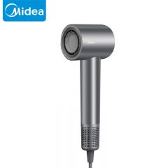 美的（Midea） 高速马达吹风机家用吹风筒大功率/高浓度负离子护发/大风力速干/送礼盒装电吹风FG2-钛金灰