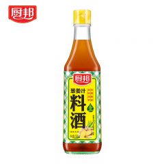 厨邦 料酒 葱姜汁料酒 传统黄酒酿造精制 去腥添香调味料 500ml