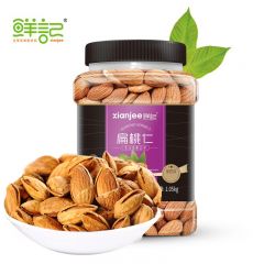 鲜记 原味罐装 休闲零食干果 扁桃仁1050g/罐