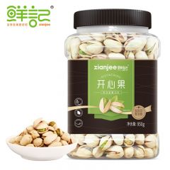 鲜记 大颗粒开口坚果炒货 开心果950g/罐 每日坚果无漂白休闲零食