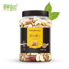 鲜记 综合果仁 核桃腰果巴旦木榛子瓜子仁 混合果仁900g