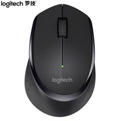 罗技（Logitech） M275企业级无线鼠标 办公鼠标 右手鼠标 笔记本台式电脑鼠标 人体工学 带无线2.4G接收器 黑色