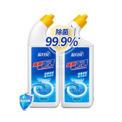 蓝月亮 强效厕清500G×2厕所马桶清洁剂强力除垢去渍高效除菌辟味