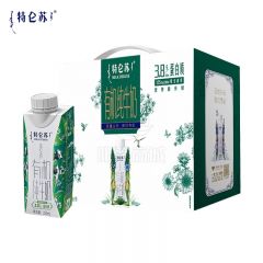 蒙牛 乳品饮料特仑苏(3.8g优质乳蛋白) 有机纯牛奶 梦幻盖  250ml*10盒 礼盒装